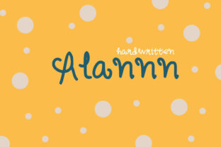Alannn: A Playful, Curved Display Font for Expressive Design