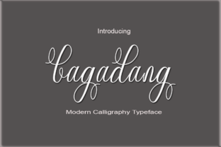 Bagadang Font: The Elegant Calligraphy Typeface for Timeless Design