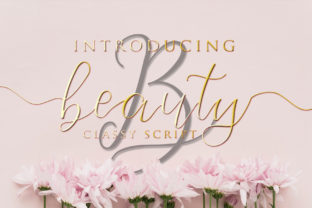 Beauty Flowers: An Elegant Script Font for Meaningful Visual Communication
