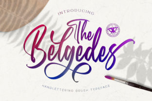 Belgedes: The Elegant Brush Script Font That Elevates Design With Authenticity