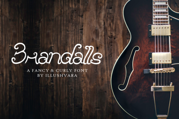 Brandalls Font: A Curvy, Ocean-Inspired Typeface for Creative Design