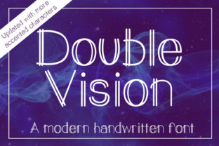 Double Vision: A Friendly Handwritten Font