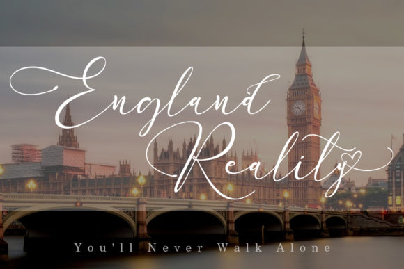 England Reality: Where Expressive Typography Meets Functional Clarity
