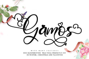Gamos: A Typographic Celebration of Commitment and Connection