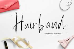 Hairband: A Natural Handwritten Brush Font for Authentic Creative Expression
