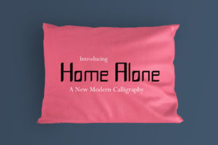 Home Alone: A Vintage-Inspired Modern Calligraphy Font