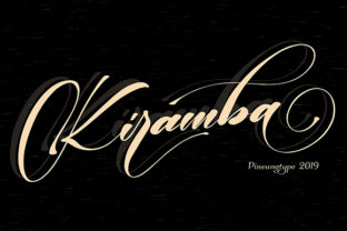 Kiramba: A Handwritten Font with Elegant Swashes