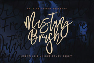 Mustang: The Brush Font That Adds Raw Energy to Any Design