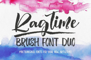 Ragtime: A Handwritten Brush Font with Style