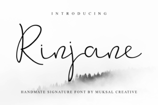 Rinjane: A Bold Handwritten Font for Expressive, High-Impact Typography