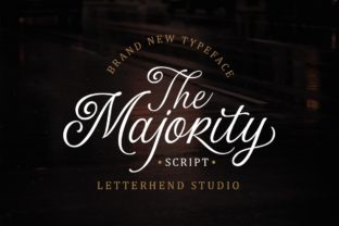The Majority Font: Where Modern Simplicity Meets Romantic Charm