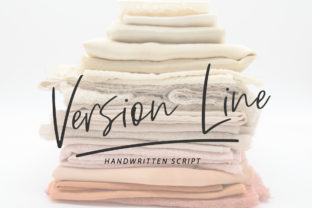 Version Line: Elevating Visual Identity Through Script Typography